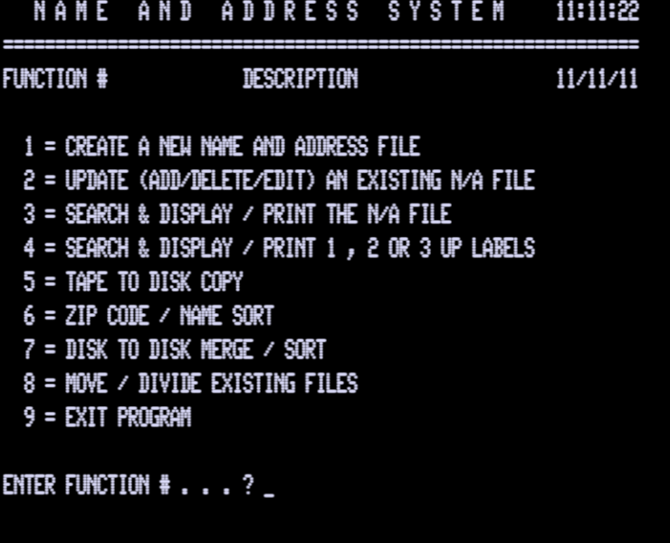 Screen shot